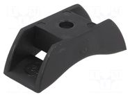 Holder; screw; polyamide; black; A: 16mm; B: 19.1mm; C: 44mm; E: 11mm HELUKABEL