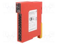 Module: safety relay; 24VDC; IN: 4; for DIN rail mounting; G9SE OMRON