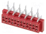 Connector: wire-board; socket; female; PIN: 12; 30V; 1A; angled 90° AMPHENOL COMMUNICATIONS SOLUTIONS