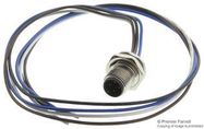 SENSOR CORD, 4P M12 PLUG-FREE END, 0.5M