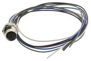 SENSOR CORD, 5P M12 RCPT-FREE END, 0.5M