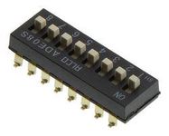 DIP SWITCH, 8POS, SPST, SLIDE