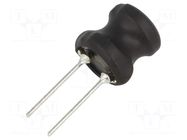Inductor: wire; THT; 1mH; Ioper: 800mA; 1.5Ω; ±10%; Isat: 500mA FERROCORE