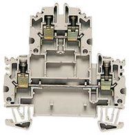 TERMINAL BLOCK, DIN RAIL, 4 POSITION, 22-10AWG