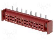 Wire-board; socket; female; PIN: 16; SMT; on PCBs; 30V; 1A; -40÷105°C AMPHENOL COMMUNICATIONS SOLUTIONS