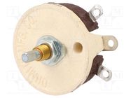 Potentiometer: shaft; 5kΩ; 50W; 6.35mm; Shaft: D spring; wirewound OHMITE