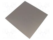 Shielding mat; 240x240x0.3mm; Permeability: 60; self-adhesive KEMET