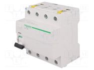 RCD breaker; Inom: 25A; Ires: 300mA; Poles: 4; 400VAC; IP20; 1÷25mm2 SCHNEIDER ELECTRIC