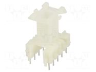 Coil former: with pins; plastic; No.of term: 10; Poles number: 1 WEISSER