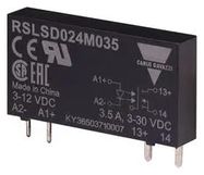 SSR, SPST-NO, 3.5A, 3 TO 12VDC, SKT/TH