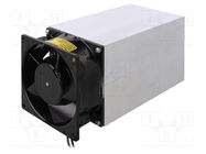 Heatsink: extruded; L: 150mm; W: 92mm; H: 93mm; aluminium; raw; 75m3/h FISCHER ELEKTRONIK