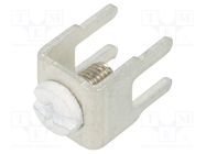 Terminal: screw terminal; THT,screw terminal; white; 7.5x5mm KEYSTONE