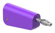 BANANA TEST CONN, PLUG, 19A, VIOLET, CBL
