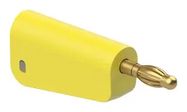 BANANA TEST CONN, PLUG, 32A, YELLOW, CBL