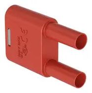 BANANA TEST CONN, PLUG, 32A, RED, CABLE