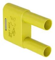BANANA TEST CONN, PLUG, 32A, YELLOW, CBL