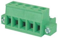 TERMINAL BLOCK, PLUG, 8POS, 24-12AWG