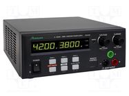 Power supply: programmable laboratory; Ch: 1; 0÷42VDC; 0÷10A 