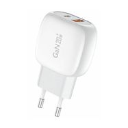 Foneng EU41 USB-C+USB-A 20W mains charger (white), Foneng