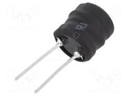 Inductor: wire; THT; 180uH; Ioper: 2A; 280mΩ; ±10%; Ø11.5x11.5mm FERROCORE