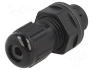 Cable gland; IP68; polyamide; black; push-in; Ømount.hole: 12.3mm LAPP