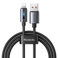 Mcdodo CA-5660 USB-A to Lightning cable with flashing light 1.2m (black), Mcdodo