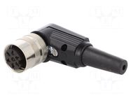 Connector: M16; plug; female; PIN: 7; 5A; 250V; soldering; for cable LUMBERG