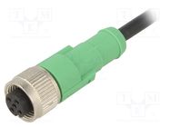 Connection lead; M12; PIN: 5; straight; 1.5m; plug; 60VAC; 4A; SAC PHOENIX CONTACT