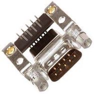 D SUB CONNECTOR, STANDARD, 9 POSITION, PLUG