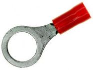 TERMINAL, RING TONGUE, 5/16IN, CRIMP RED