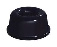 BUMPER / FEET, ROUND/BLACK/22.3 X 10.1MM