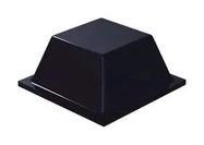 BUMPER / FEET, SQUARE/BLACK/12.6 X 5.7MM