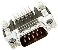 D SUB CONNECTOR, STANDARD, 9 POSITION, PLUG