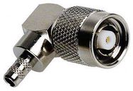 RF/COAXIAL, TNC RP PLUG, R/A, CRIMP