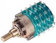 SWITCH, ROTARY, 8P6T, 500mA, 125V