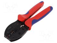 Tool: for crimping; insulated connectors,insulated terminals KNIPEX