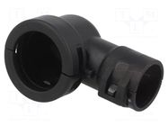 Cable hood and fastener; for conduit 10mm; angled 90°; 13.4mm TE Connectivity