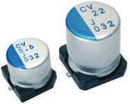 CAPACITOR POLY ALUM, 100UF, 35V, 20%, SMD