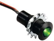 PANEL MOUNT INDICATOR, LED, 10.1MM, GREEN, 1.9V