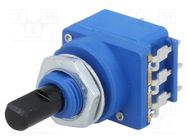 Potentiometer: shaft; 500kΩ; with push-push switch SR PASSIVES