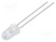 LED; 5mm; red; 14÷23cd; 10°; Front: convex; No.of term: 2; 1.6÷2.6VDC LUCKYLIGHT