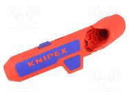 Stripping tool; Øcable: 8÷13mm; Wire: round; 135mm KNIPEX