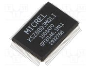 IC: ethernet switch; 10/100Base-T; MDC,MDI,MDI-X,MDIO,MII MICROCHIP TECHNOLOGY