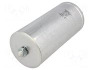 Capacitor: polypropylene; 100uF; Leads: M10 screws; M12 screw KEMET
