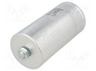 Capacitor: polypropylene; 80uF; Leads: M10 screws; ESR: 5mΩ; ±5% KEMET