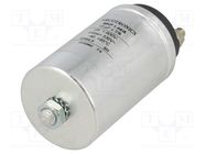 Capacitor: polypropylene; 10uF; Leads: M6 screws; ESR: 5mΩ; ±5% KEMET