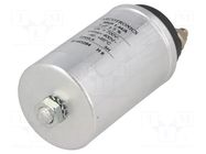 Capacitor: polypropylene; 5uF; Leads: M6 screws; ESR: 3mΩ; M8 screw KEMET