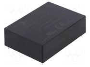 Converter: AC/DC; 40W; Uin: 85÷264VAC,100÷370VDC; Uout: 24VDC; 84% AIMTEC