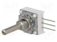 Potentiometer: shaft; 2.5kΩ; 1W; ±10%; 3.17mm; THT; Shaft: smooth VISHAY