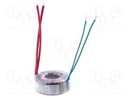 Transformer: toroidal; 50VA; 230VAC; 17V; 2.94A; Leads: cables; IP00 INDEL